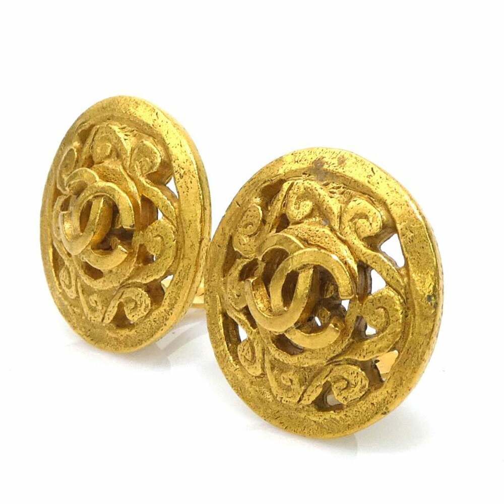 Chanel Clip-On Earrings Gold- #249949C60B - Picture 3 of 7
